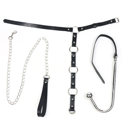 EverydayUse Kinky Hook with 5853 Leash Collar and Anal 1217